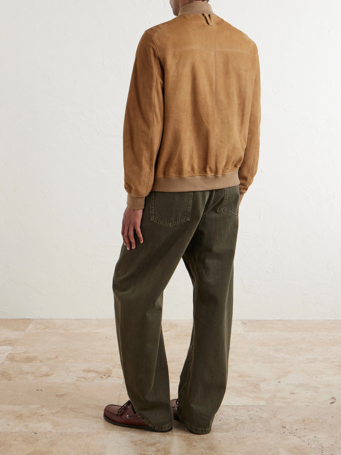  Valstar - Evans Suede Bomber Jacket - Men - Brown - It 44 