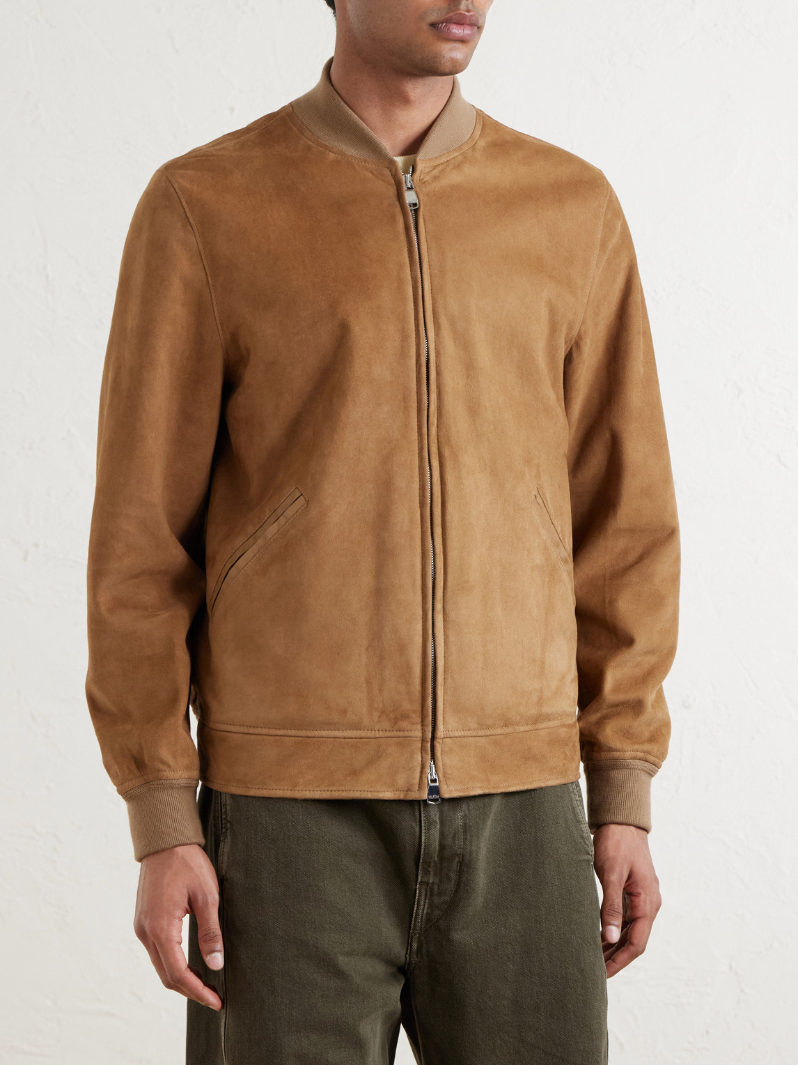  Valstar - Evans Suede Bomber Jacket - Men - Brown - It 44 
