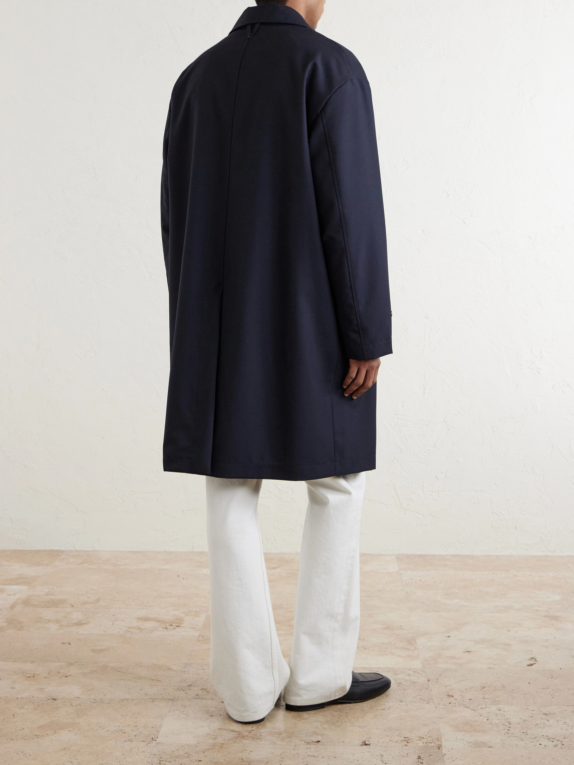  Valstar - Wool Trench Coat - Men - Blue - It 44 