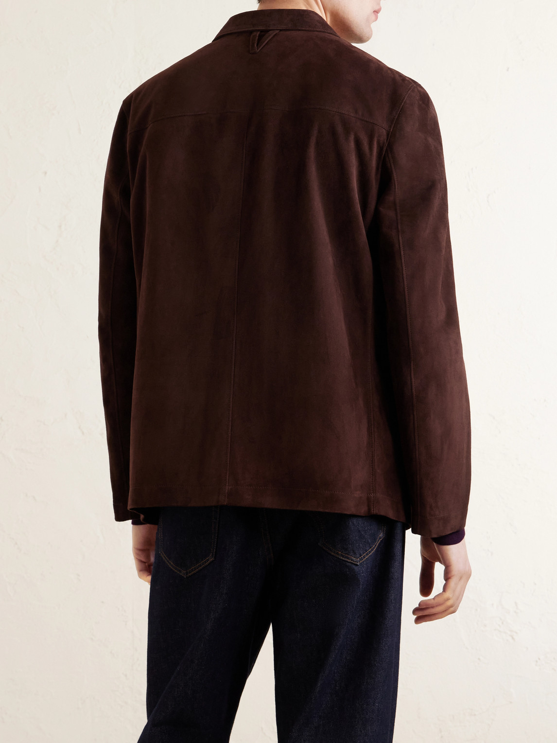 Valstar Suede Jacket In Brown