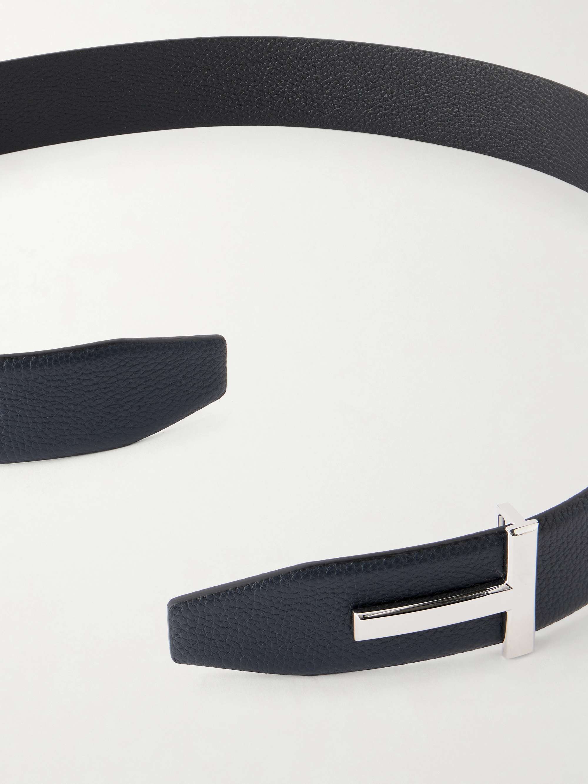 TOM FORD 4cm Reversible Full-Grain Leather Belt