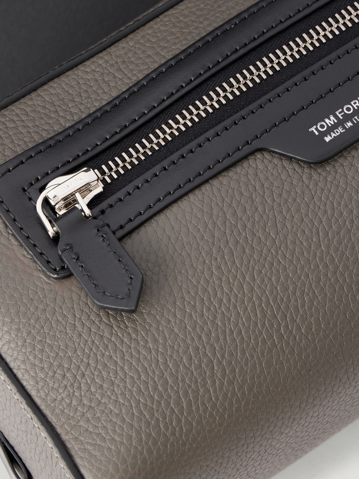  Tom Ford - Soft Leather Vanity Case - Men - Gray 