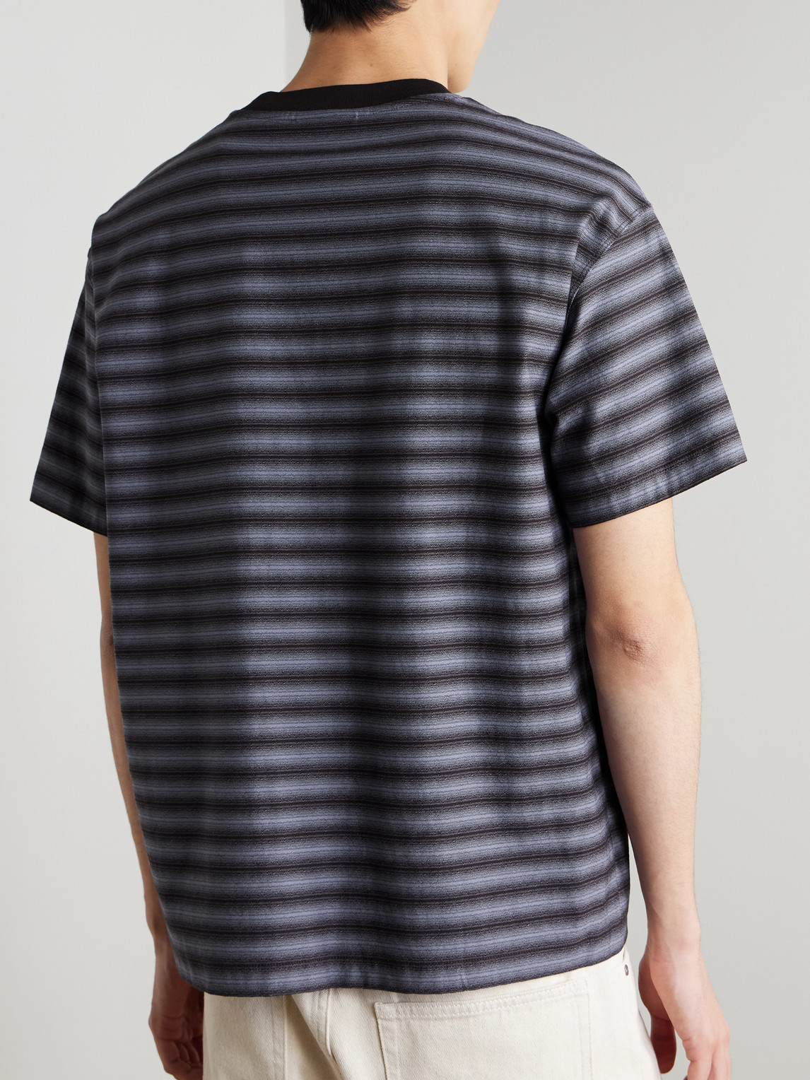 Lionel 30017 Striped Cotton-Jacquard T-Shirt