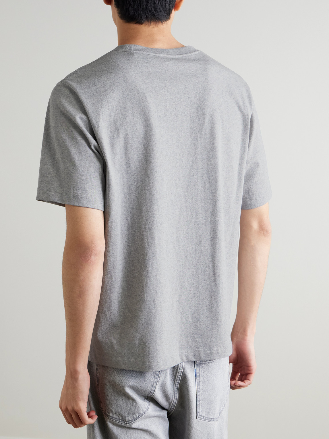 Jett 30026 Embroidered Organic Cotton-Jersey T-Shirt