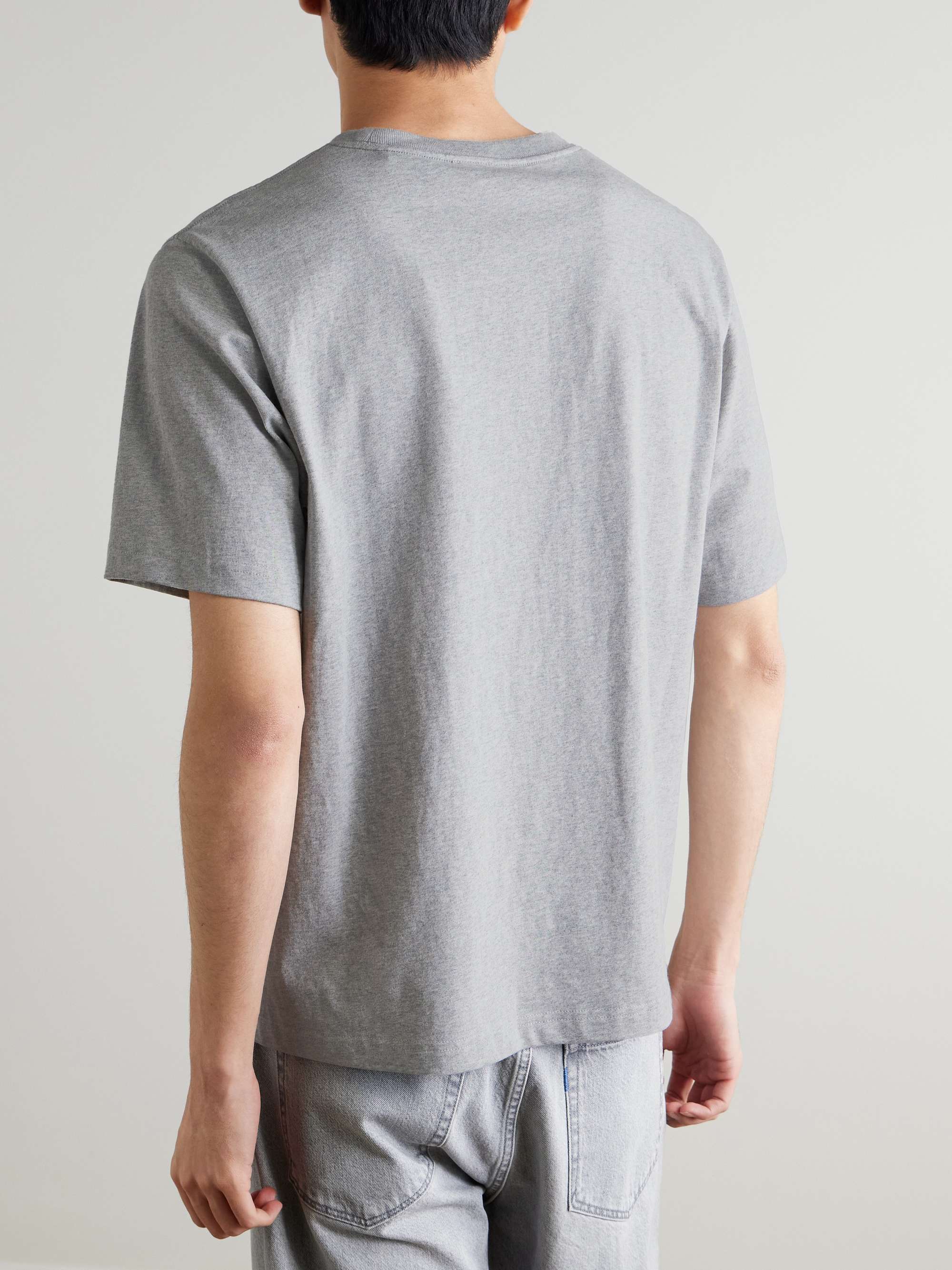 NN07 Jett 30026 Embroidered Organic Cotton-Jersey T-shirt for Men