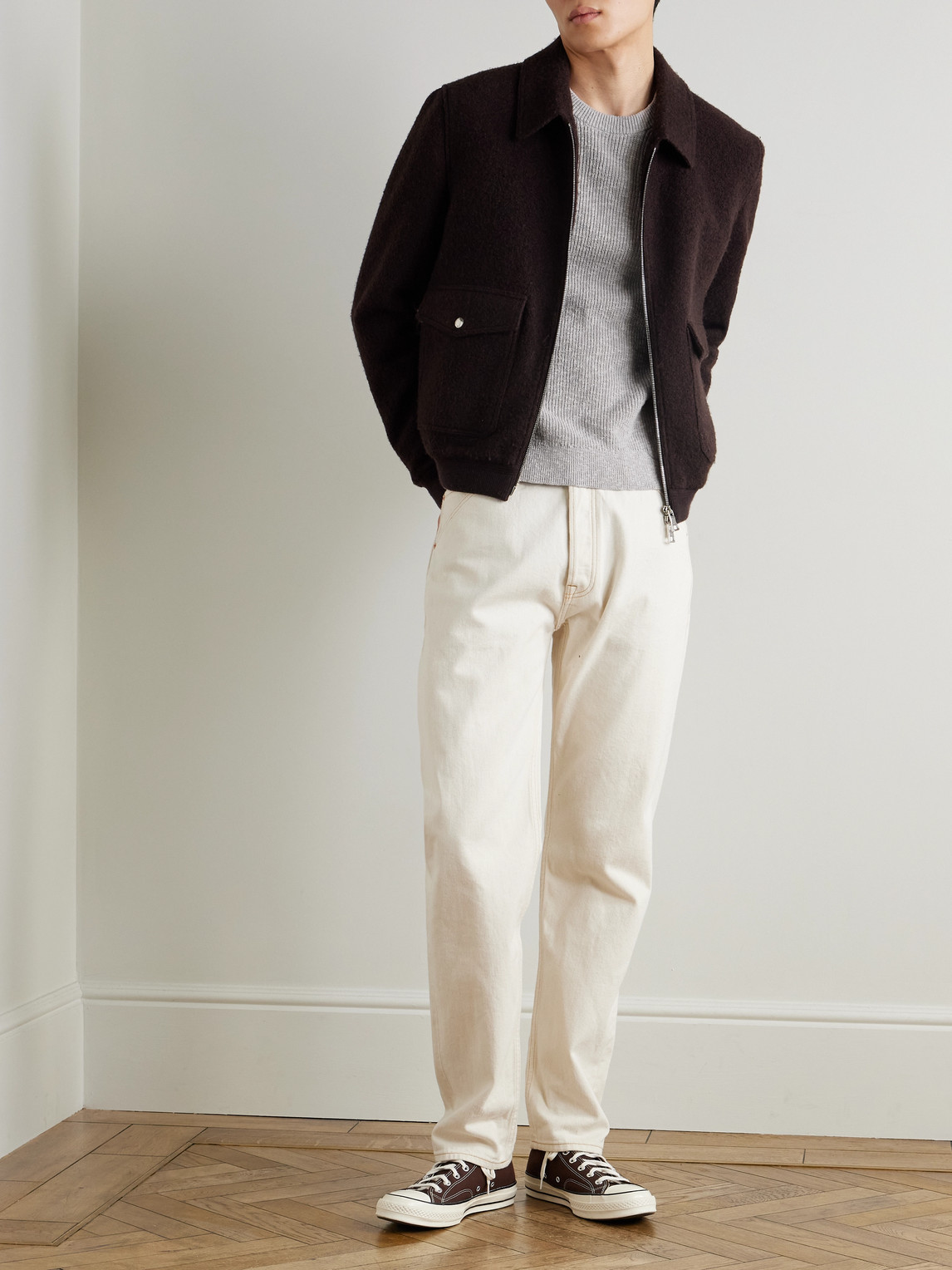 Russell Crew 60028 Cotton Sweater