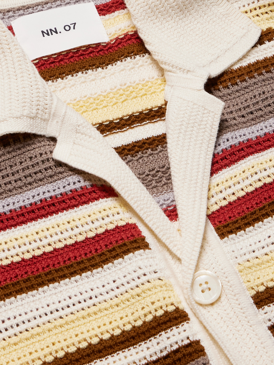 Lars 60019 Camp-Collar Striped