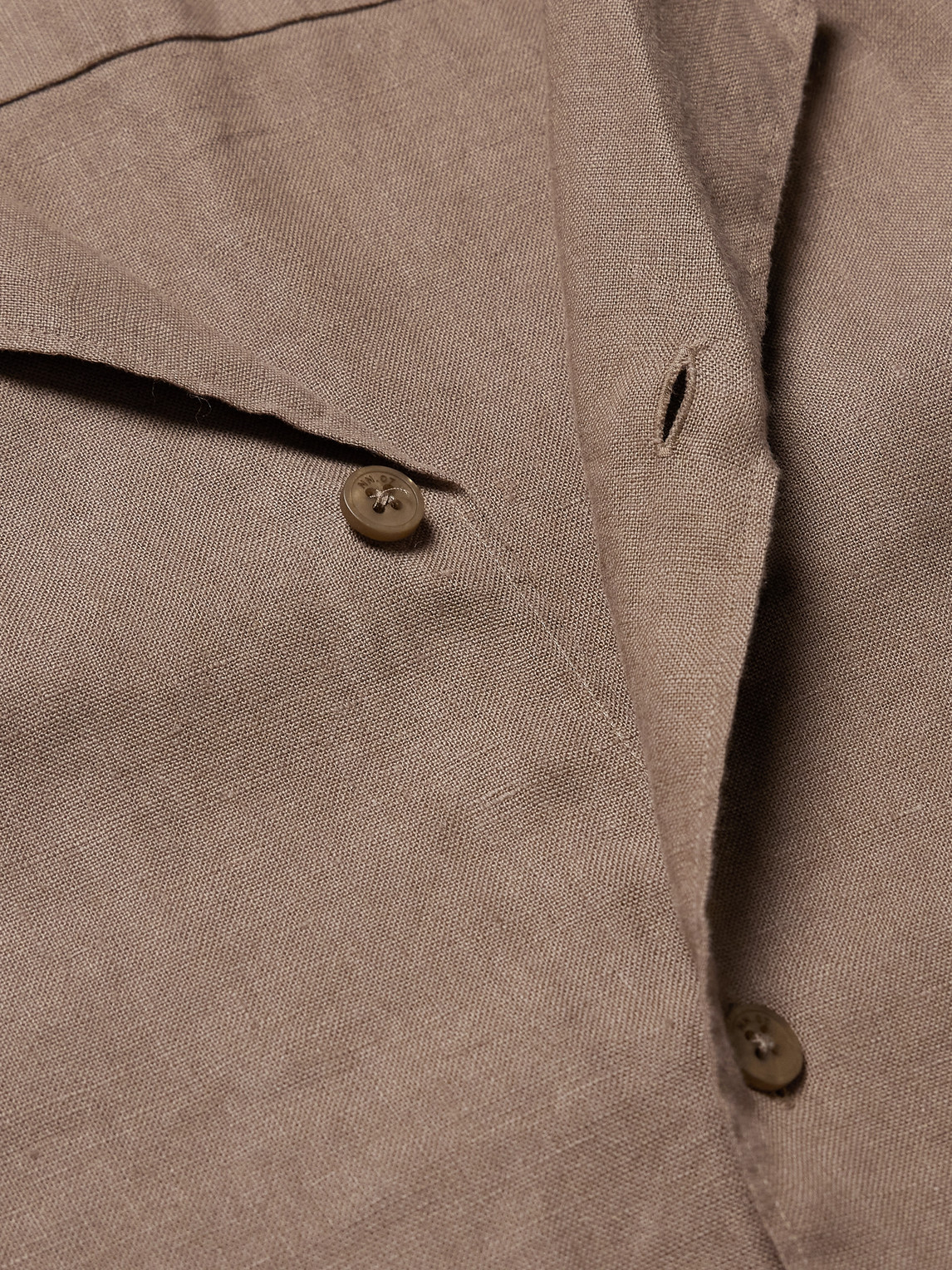Julio 5708 Camp-Collar Linen Shirt