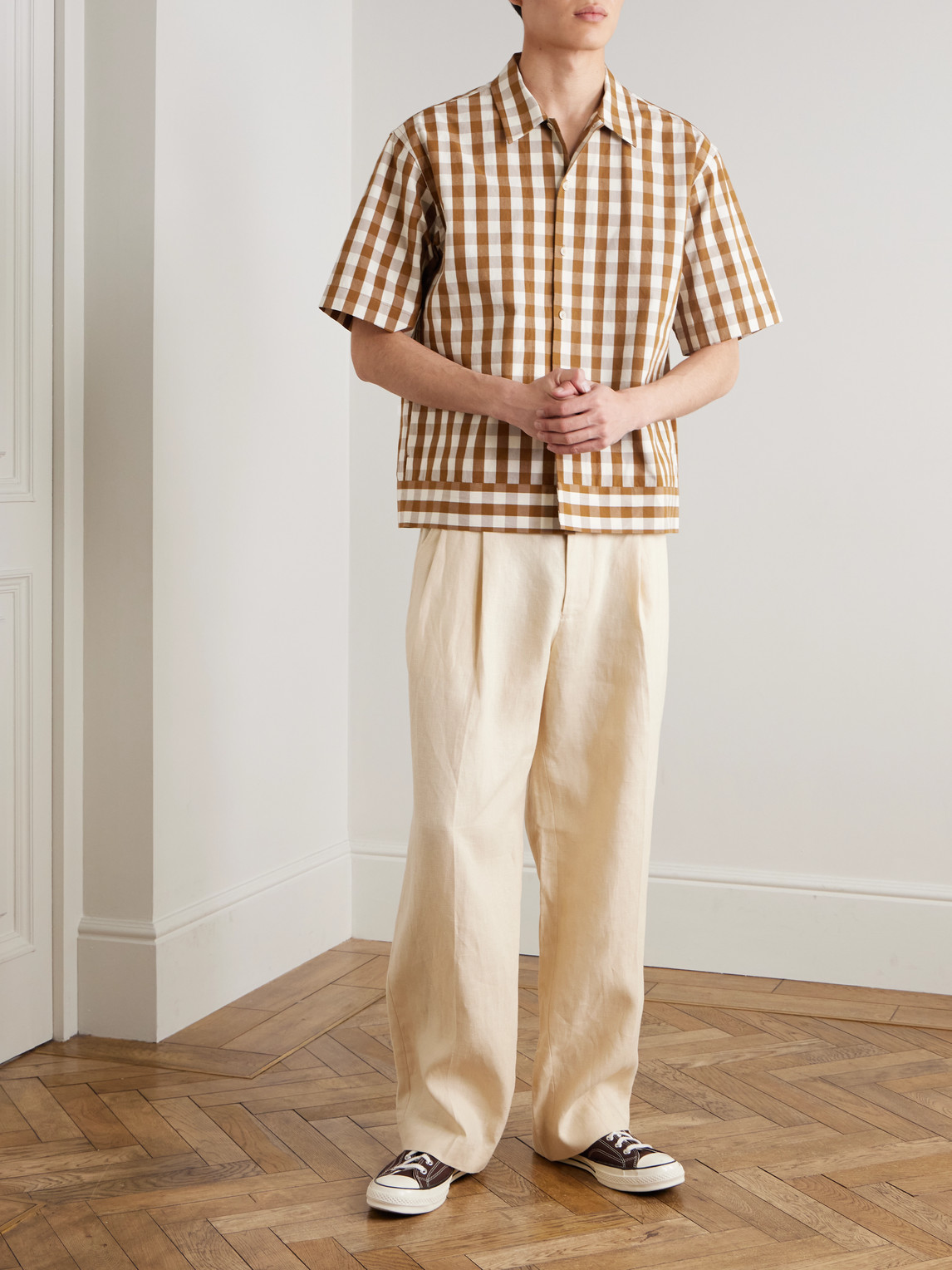 Reed 50071 Gingham Cotton Overshirt