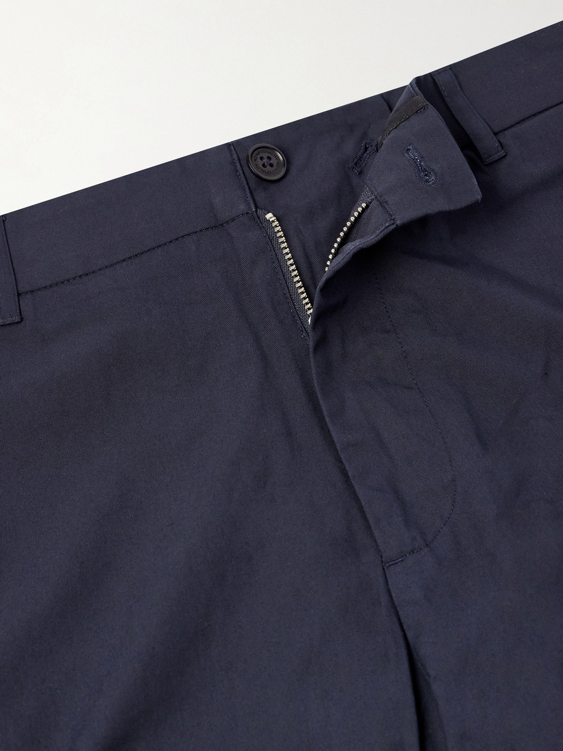 Brendan 10042 Straight-Leg Organic Cotton-Blend Chino