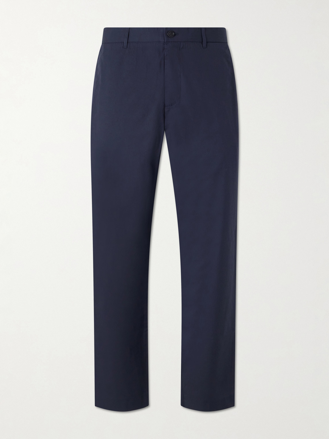 Nn07 Brendan 10042 Straight-leg Organic Cotton-blend Chino In Blue