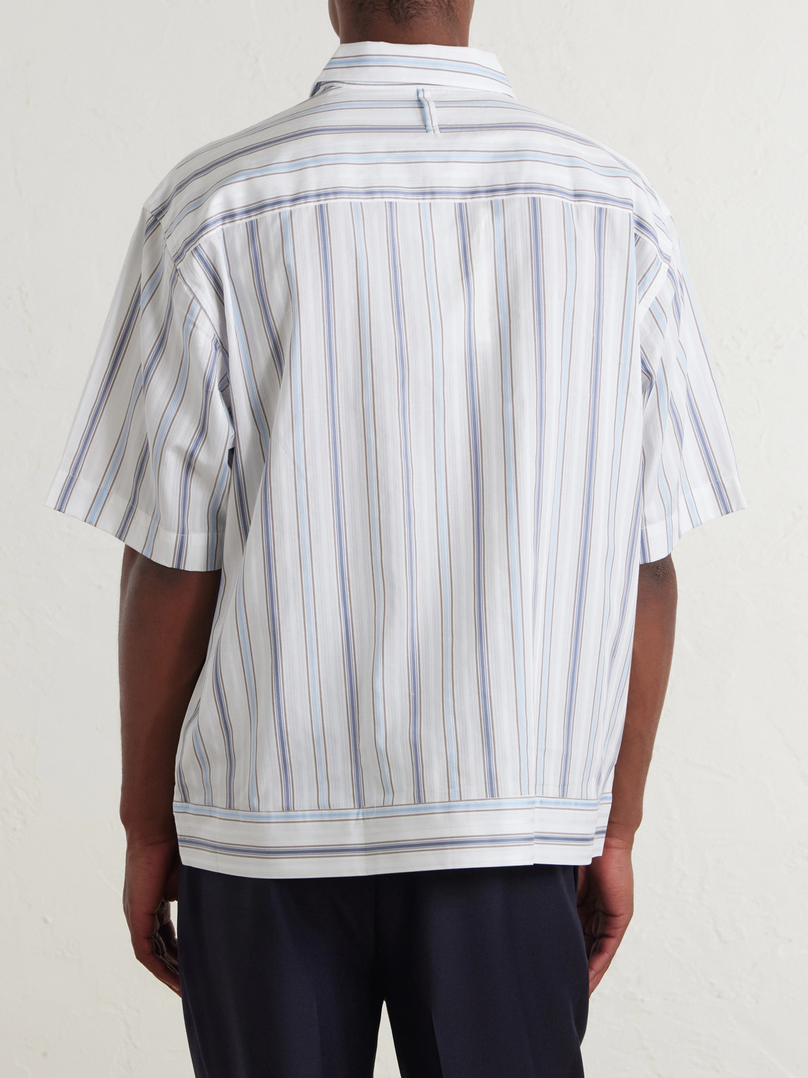 Striped Cotton-Poplin Shirt