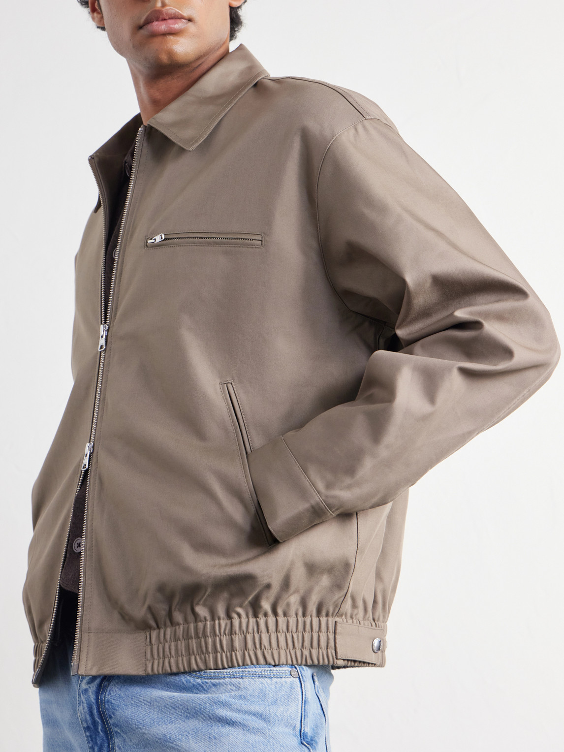 Gideon 80038 Organic Cotton-Twill Blouson Jacket