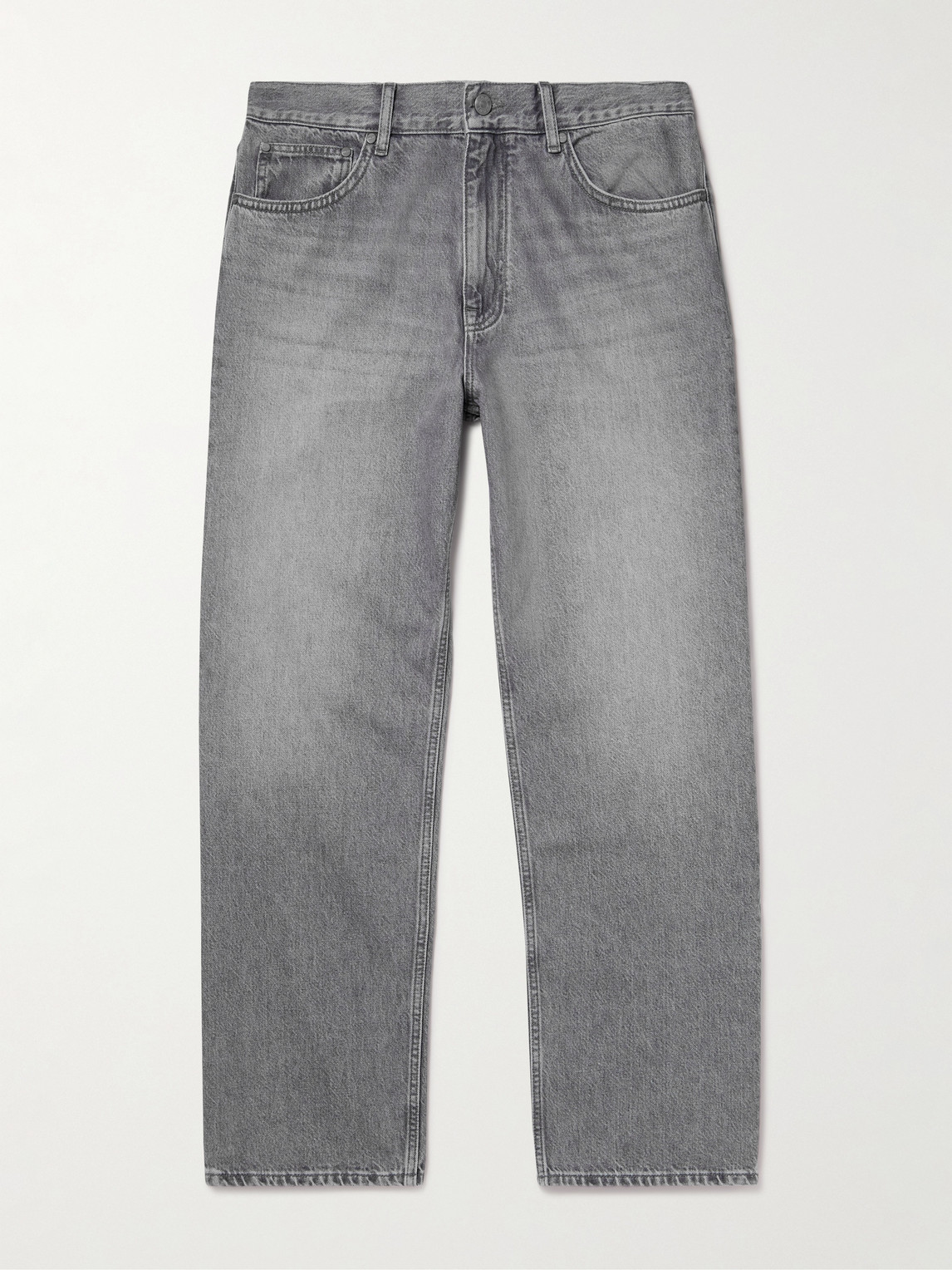 Nn07 Otis 10034 Straight-leg Organic Jeans In Gray