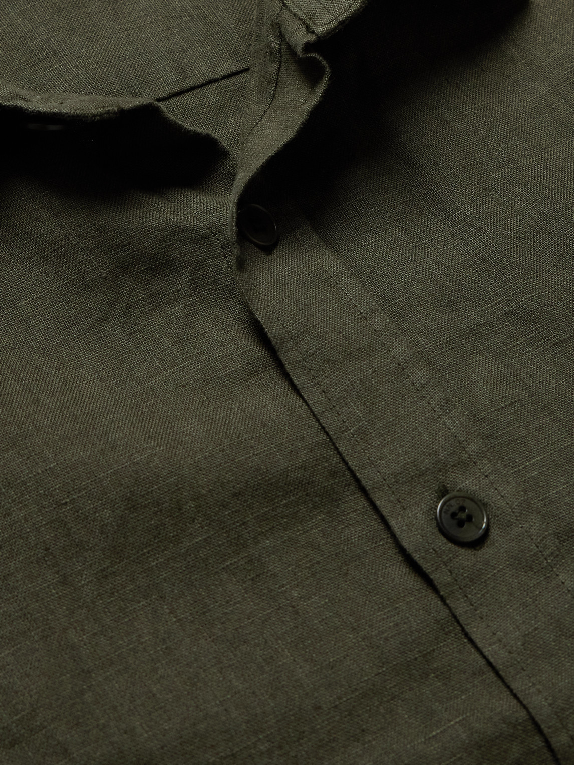  Nn07 - Deon 5708 Linen Shirt - Men - Green - S 