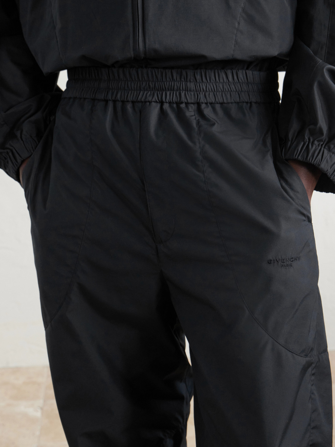 Tapered Cotton-Blend Sweatpants