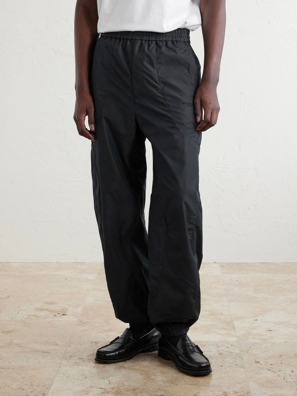 Tapered Cotton-Blend Sweatpants