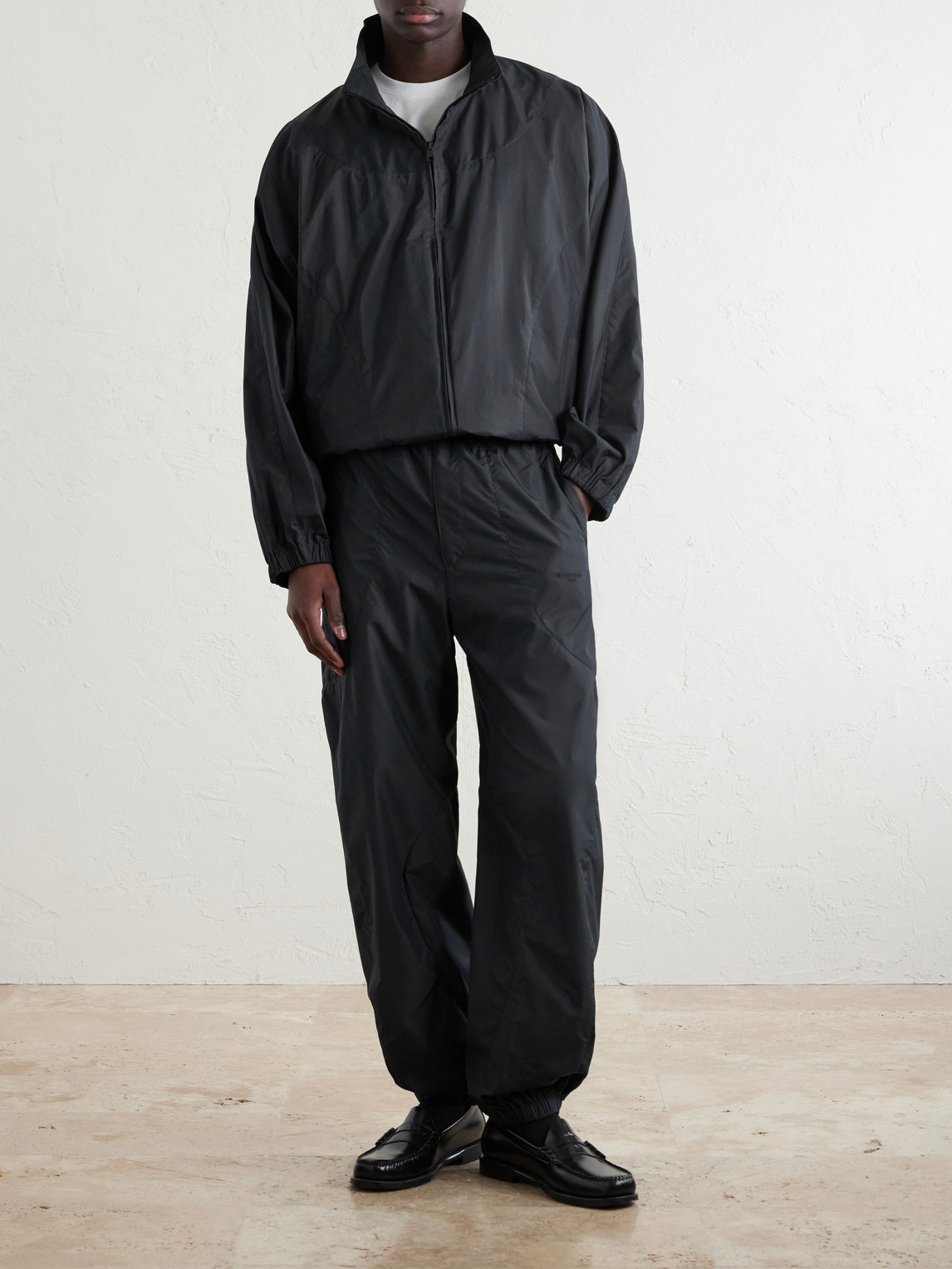 Tapered Cotton-Blend Sweatpants