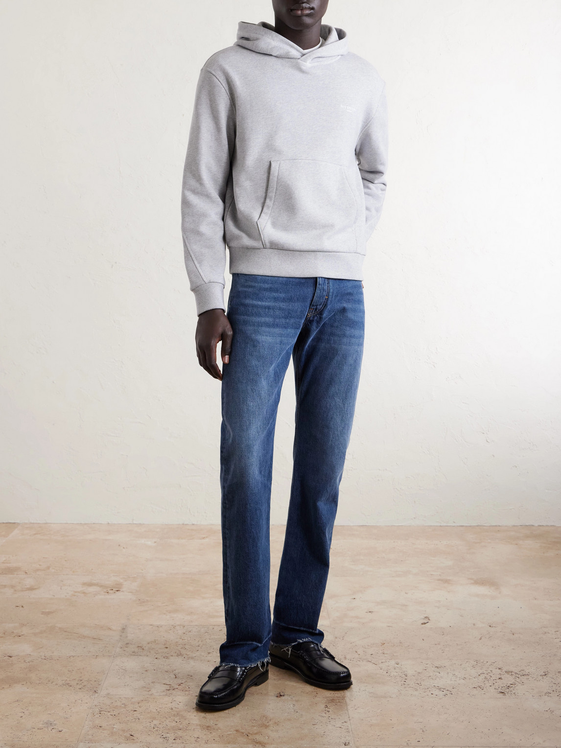 Logo-Embroidered Cotton-Jersey Hoodie