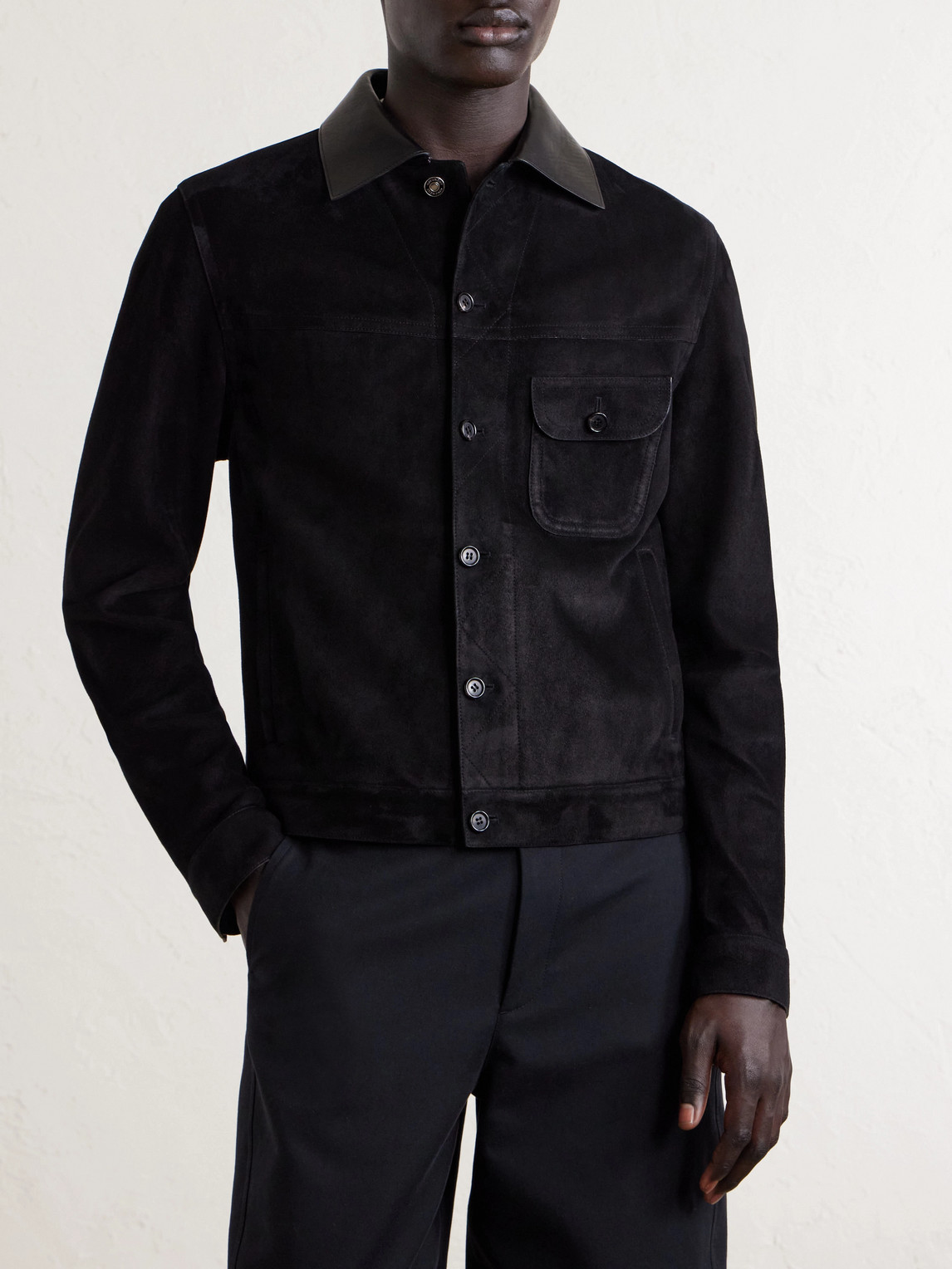 Givenchy Leather Jacket In Black