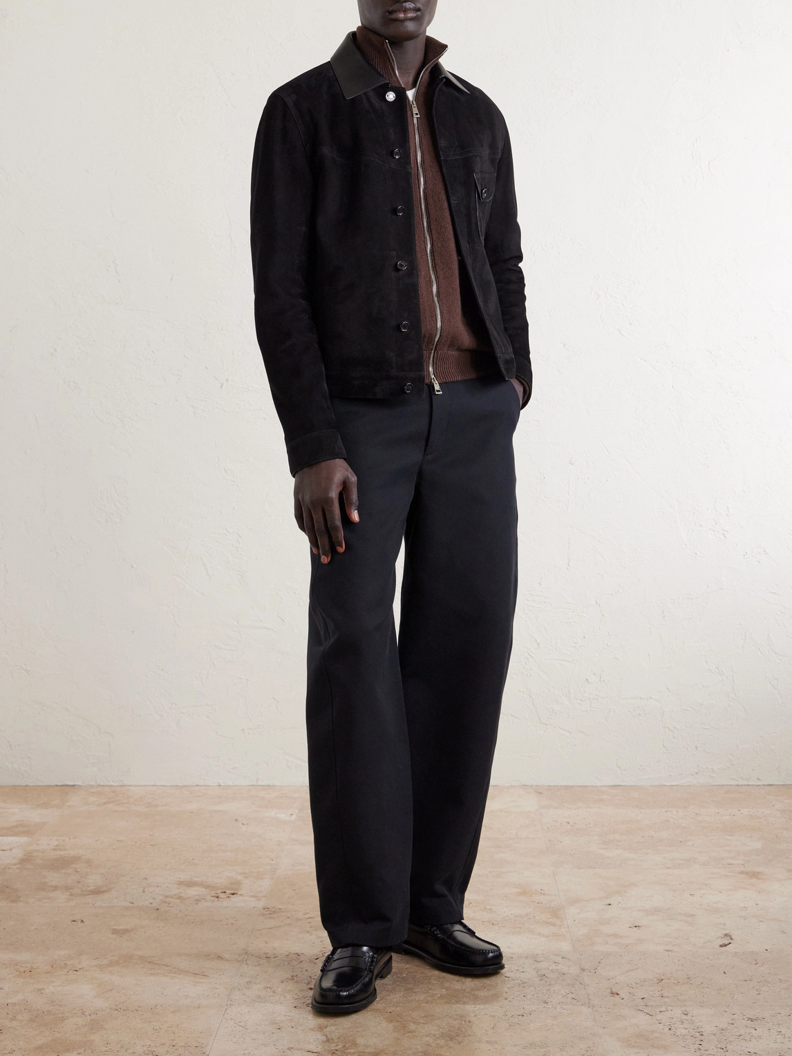 Givenchy Leather Jacket In Black