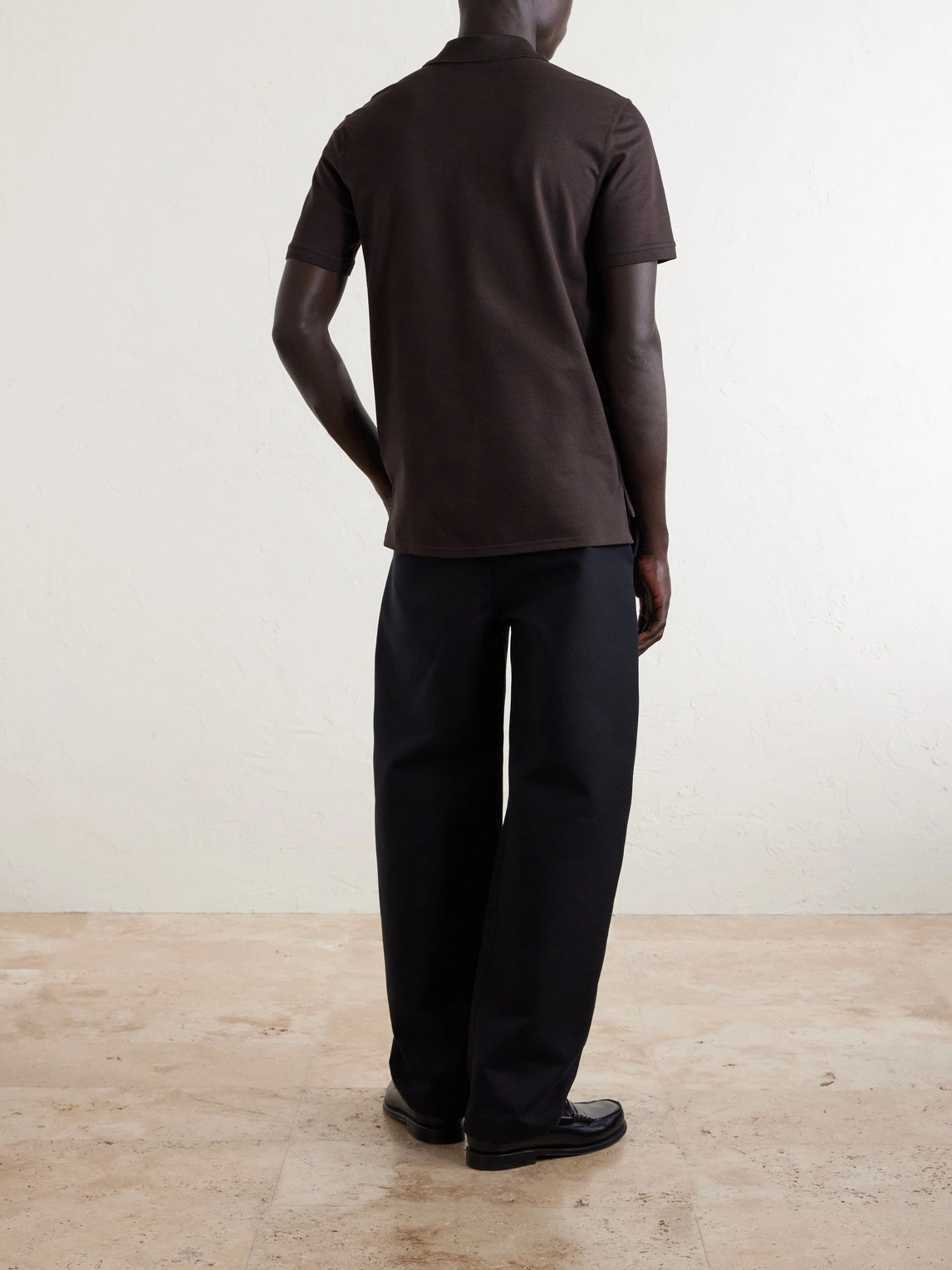 Logo-Appliquéd Cotton-Piquéd Polo Shirt