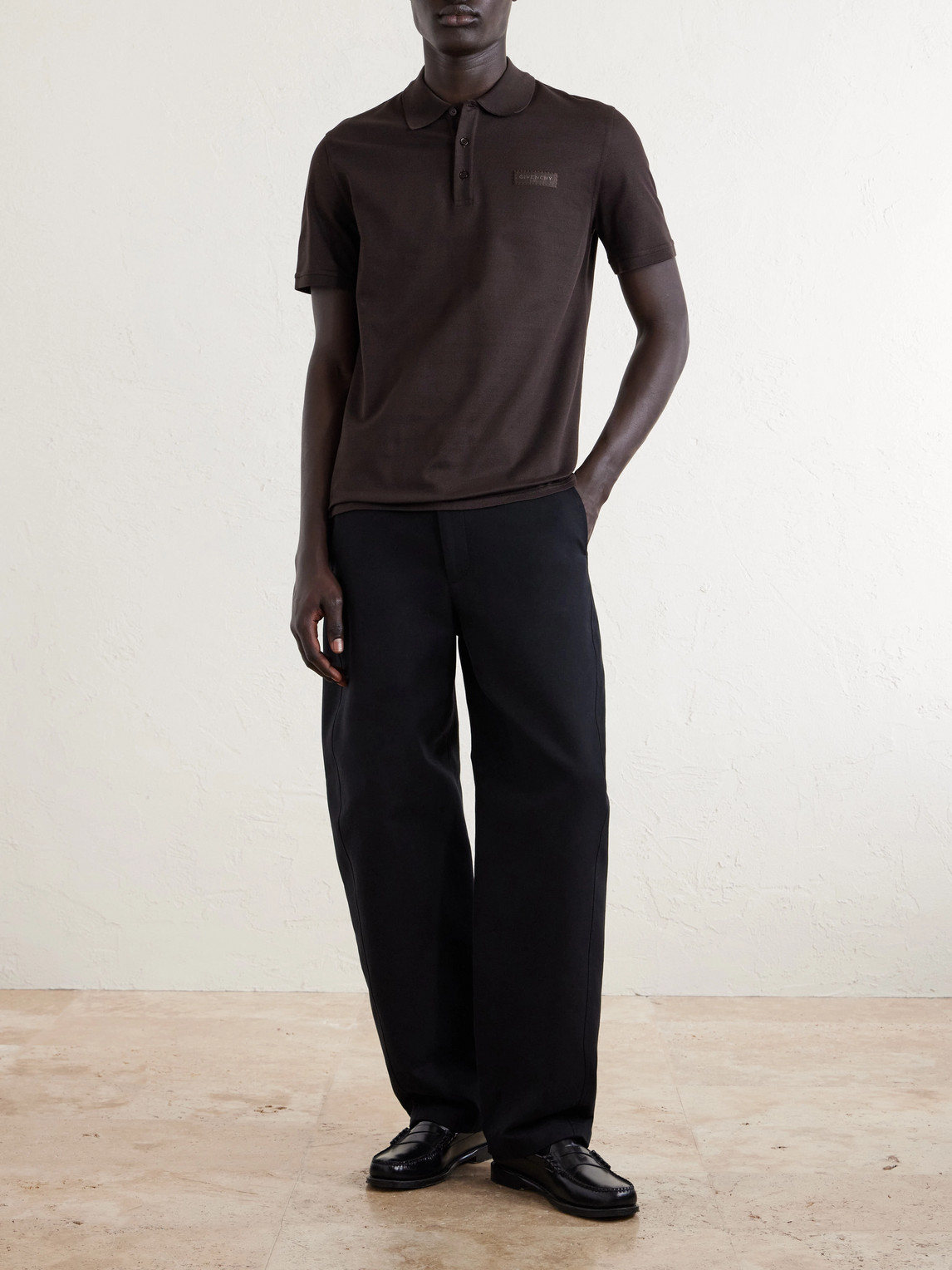 Logo-Appliquéd Cotton-Piquéd Polo Shirt