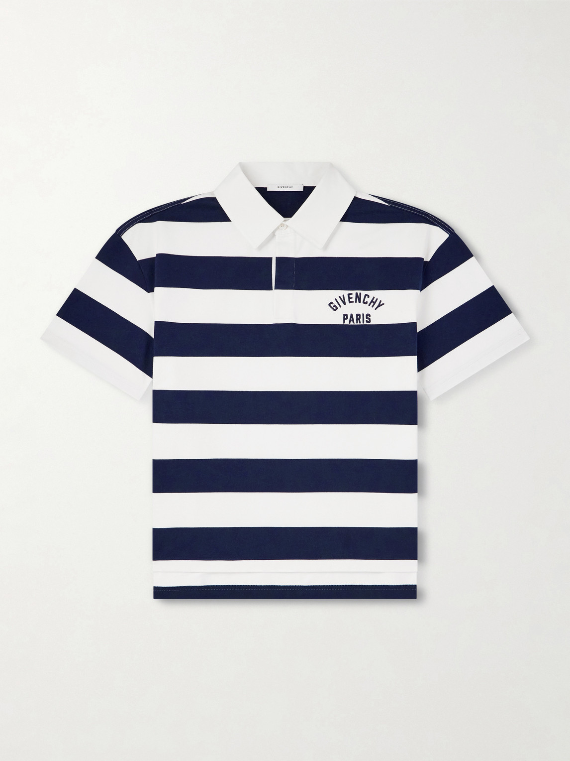 Givenchy – Logo-Embroidered Striped Cotton Polo Shirt
