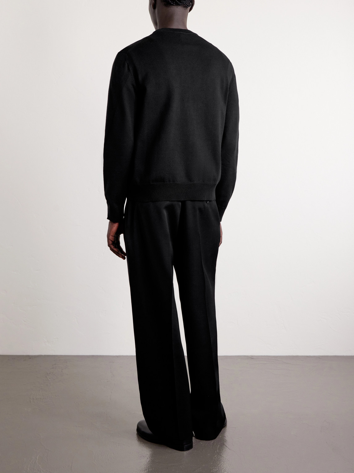  Givenchy - Knitted Cotton-blend Sweater - Men - Black - S 