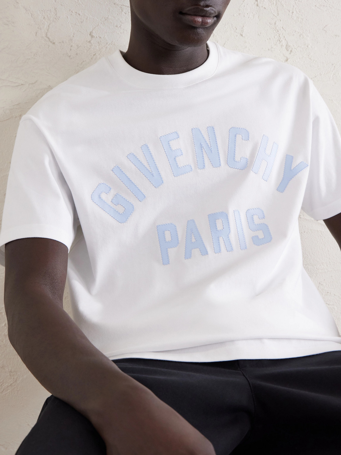 Logo-Embroidered Cotton-Jersey T-Shirt