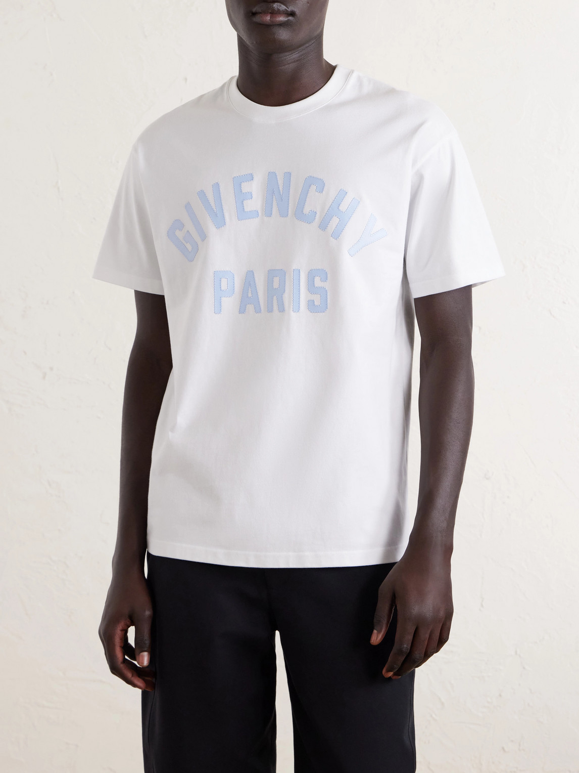 Logo-Embroidered Cotton-Jersey T-Shirt