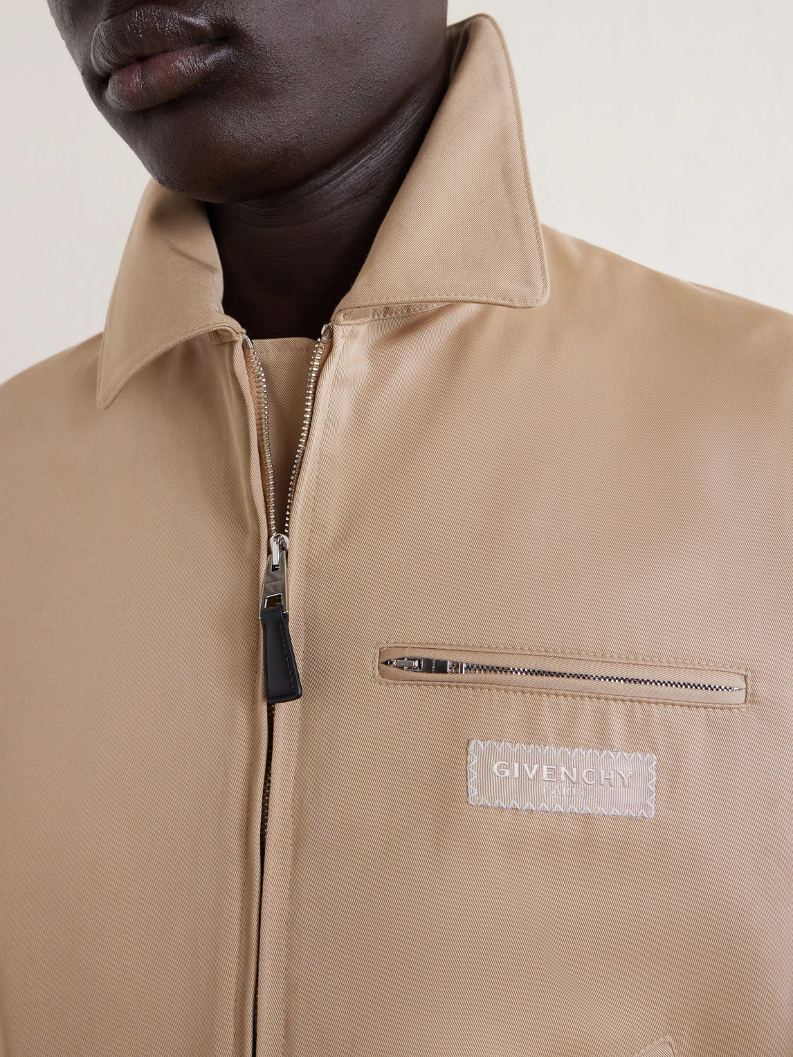 Harrington Logo-Appliquéd Cotton-Twill Jacket