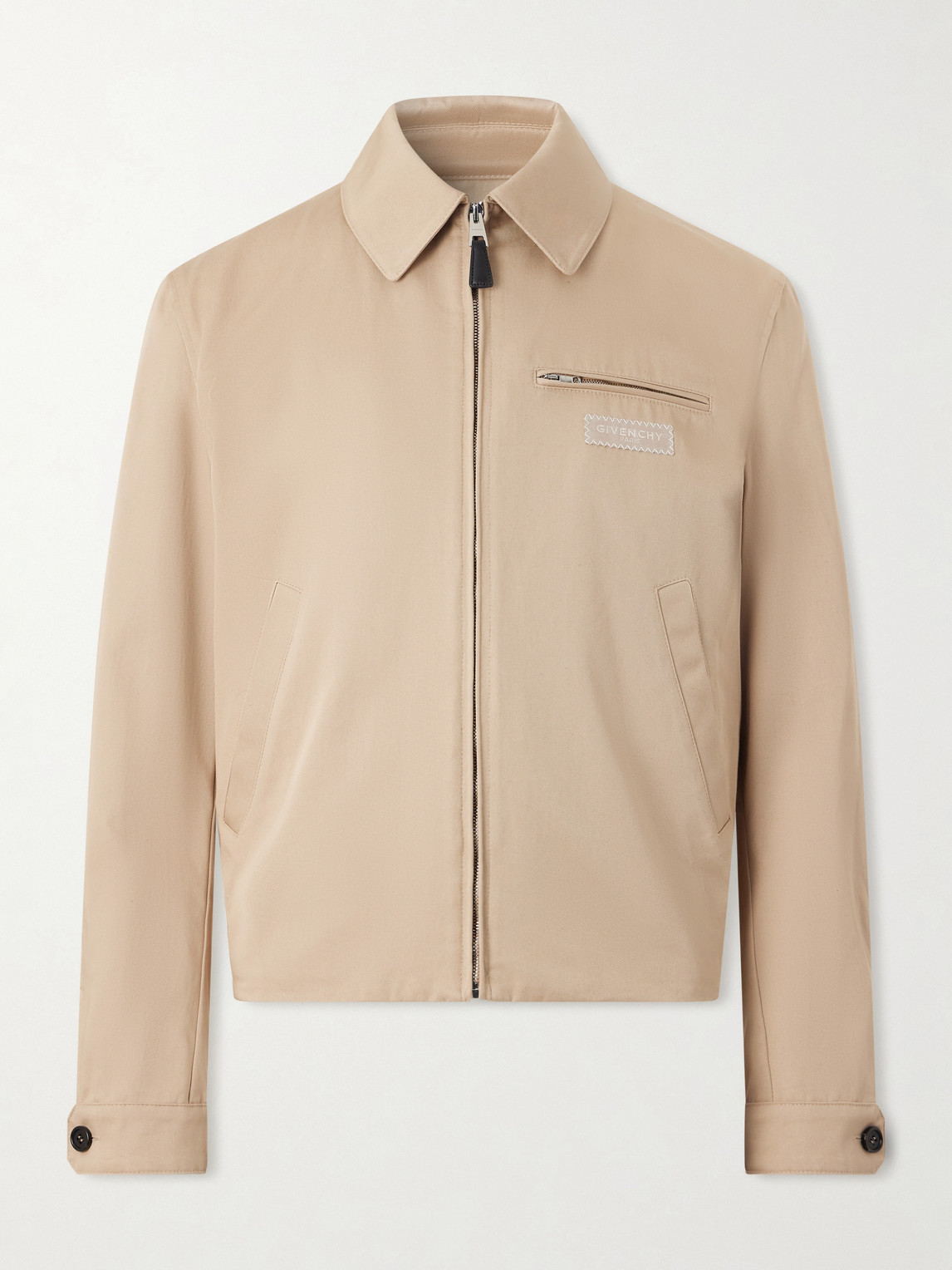 Givenchy – Harrington Logo-Appliquéd Cotton-Twill Jacket
