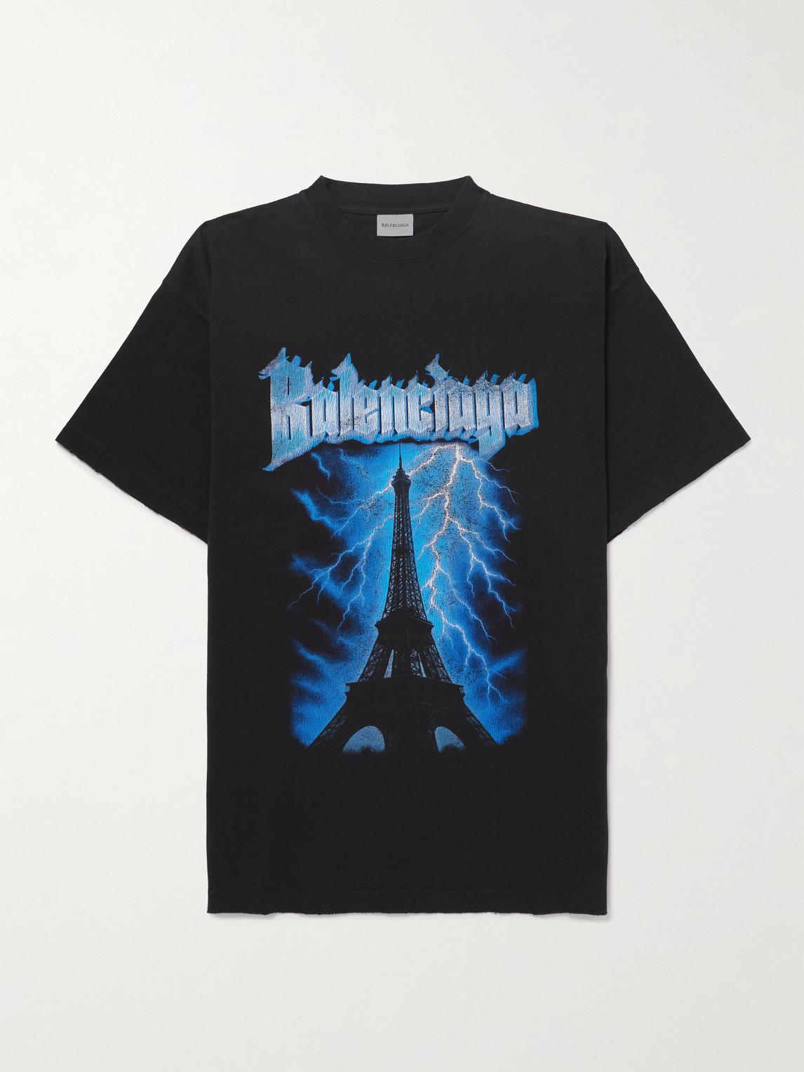 Balenciaga Oversized Logo-Print Cotton-Jersey T-hirt - Men