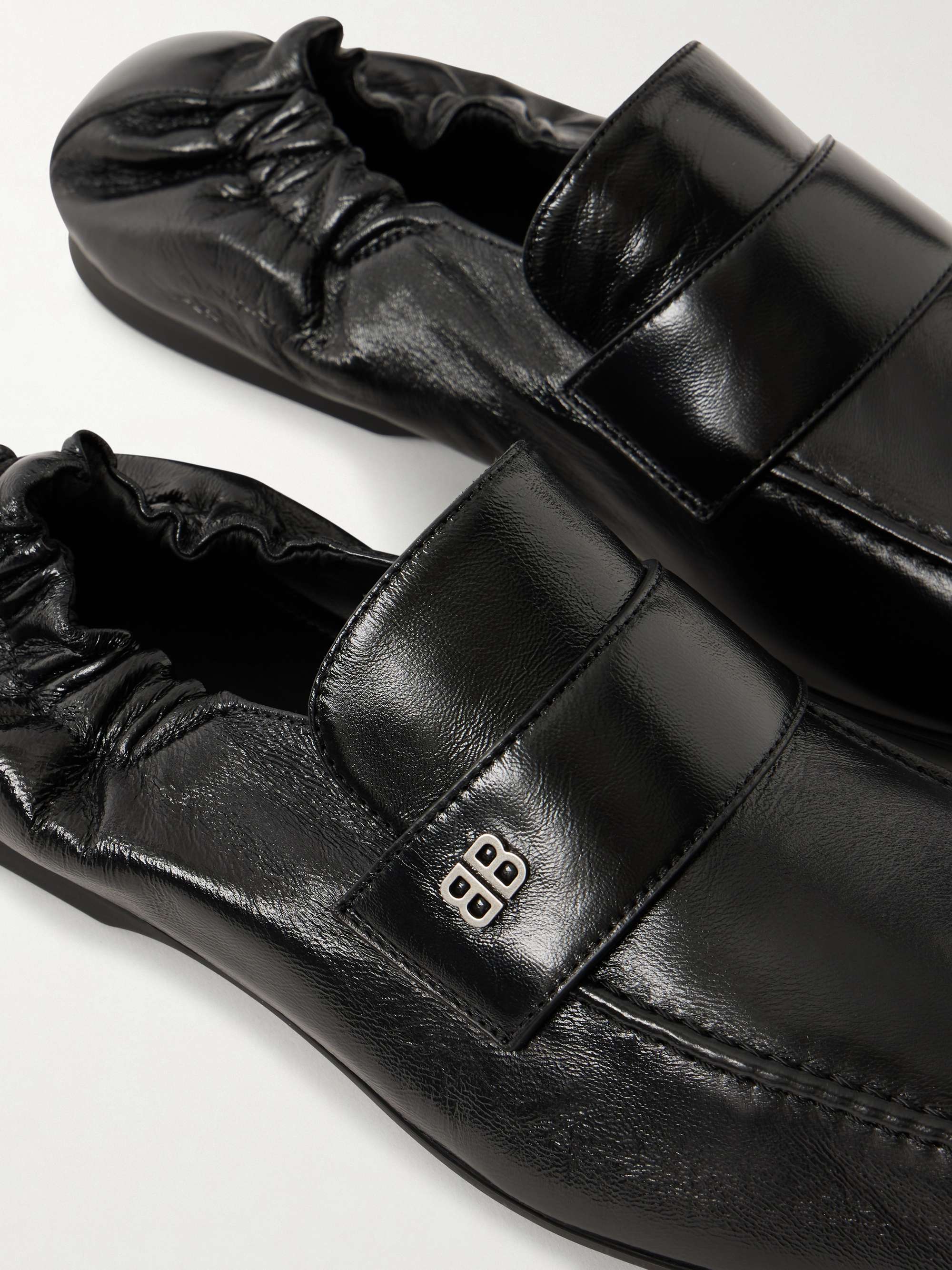 BALENCIAGA Lambskin Palermo Loafers for Men | MR PORTER