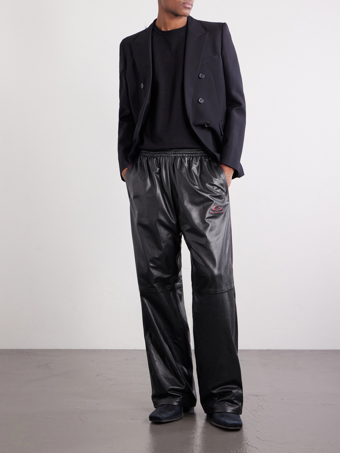 Straight-Leg Logo-Print Sweatpants