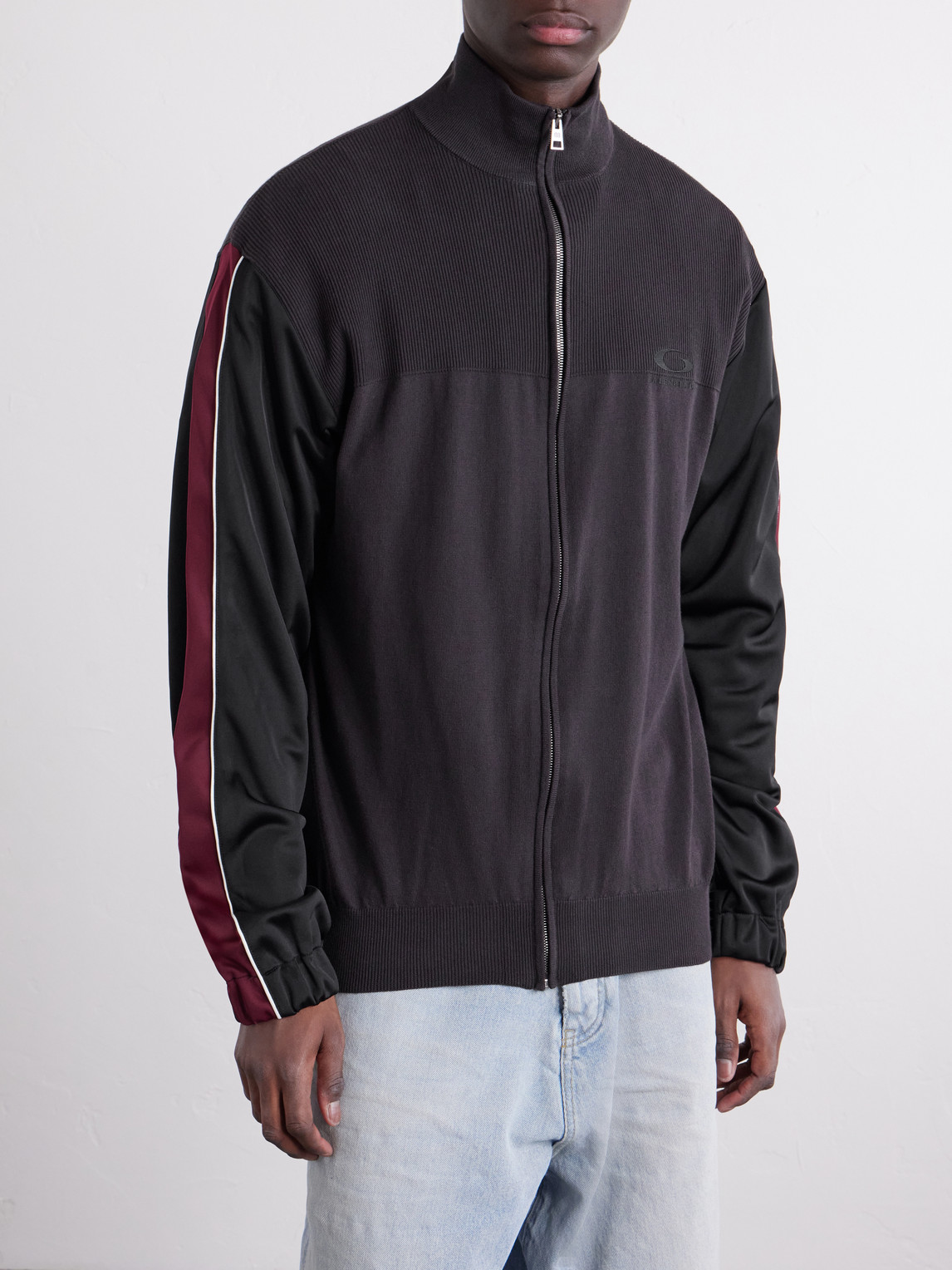 Cotton Zip-Up Sweater