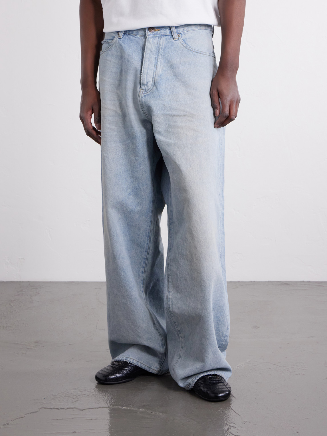  Balenciaga - Wide-leg Jeans - Men - Blue - S 