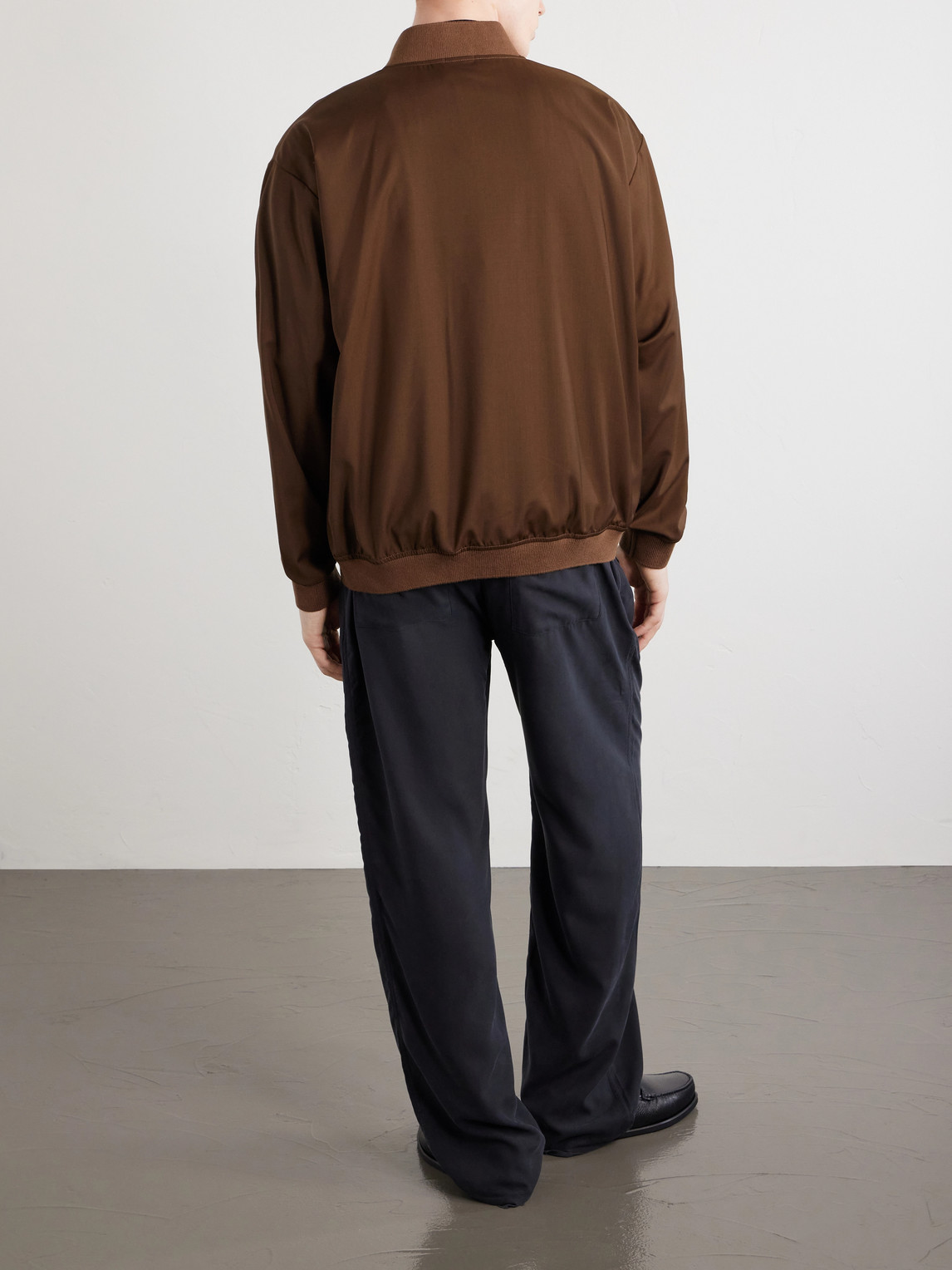 Gabier Virgin Wool Bomber Jacket