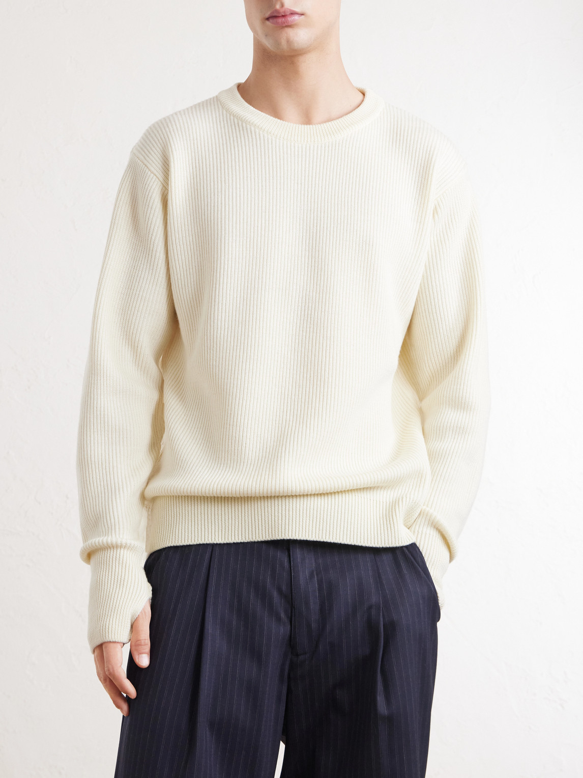 Ribbed Virgin Sweater