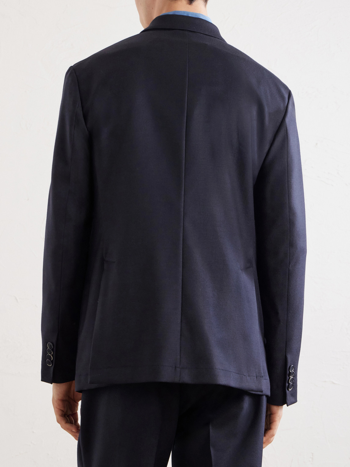 Doria Double-Breasted Wool-Blend Blazer