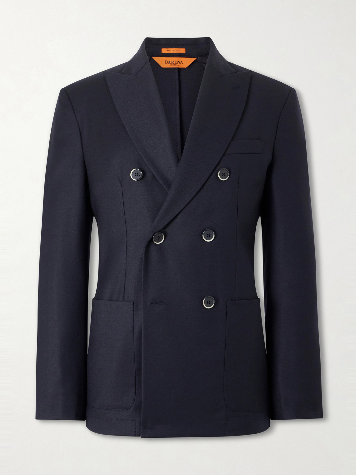Barena – Doria Double-Breasted Wool-Blend Blazer