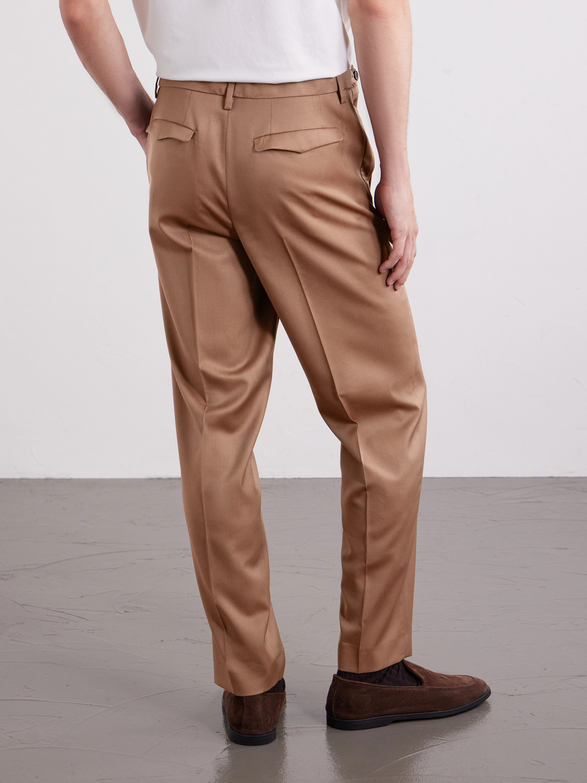 Barena Straight-Leg Pleated Virgin Wool Suit Trousers - Men | Thumbnail 4