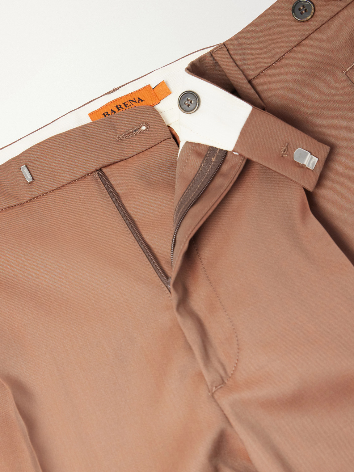 Barena Straight-Leg Pleated Virgin Wool Suit Trousers - Men | Thumbnail 6