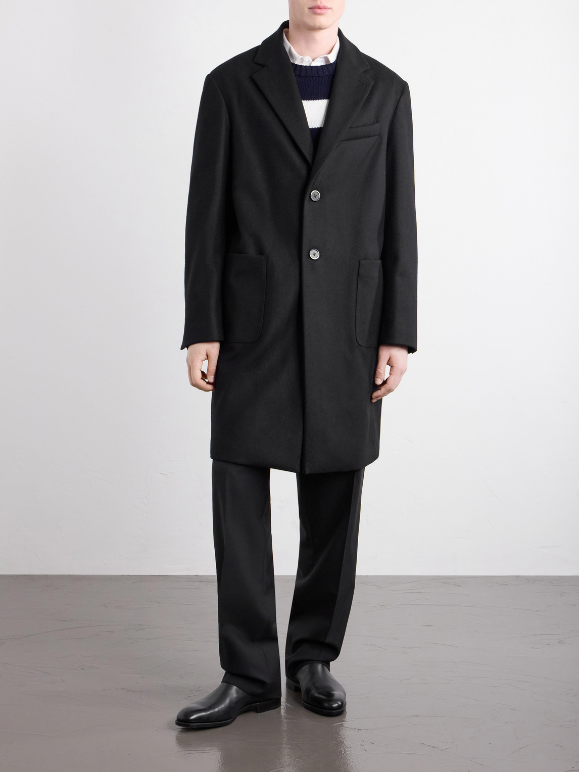 Wool-Blend Coat