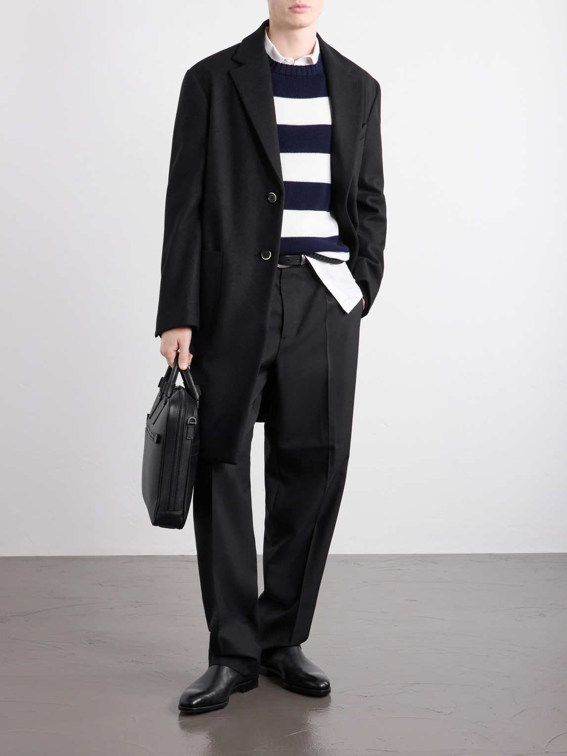 Wool-Blend Coat