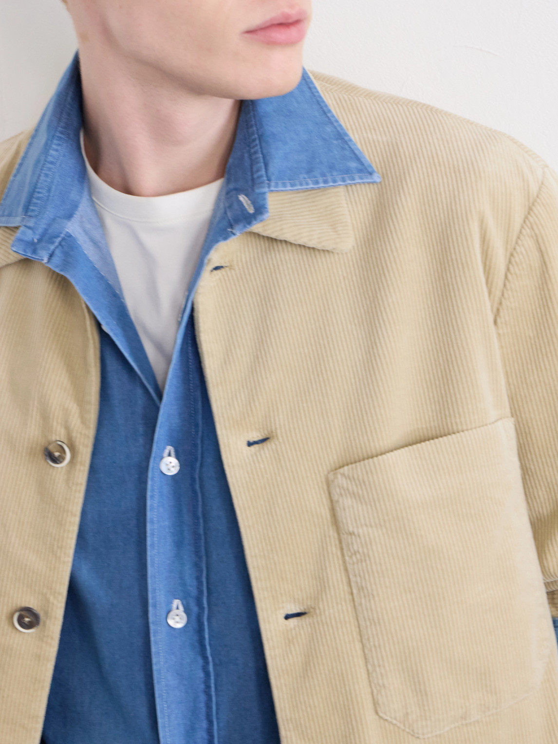 Cotton-Blend Corduroy Overshirt