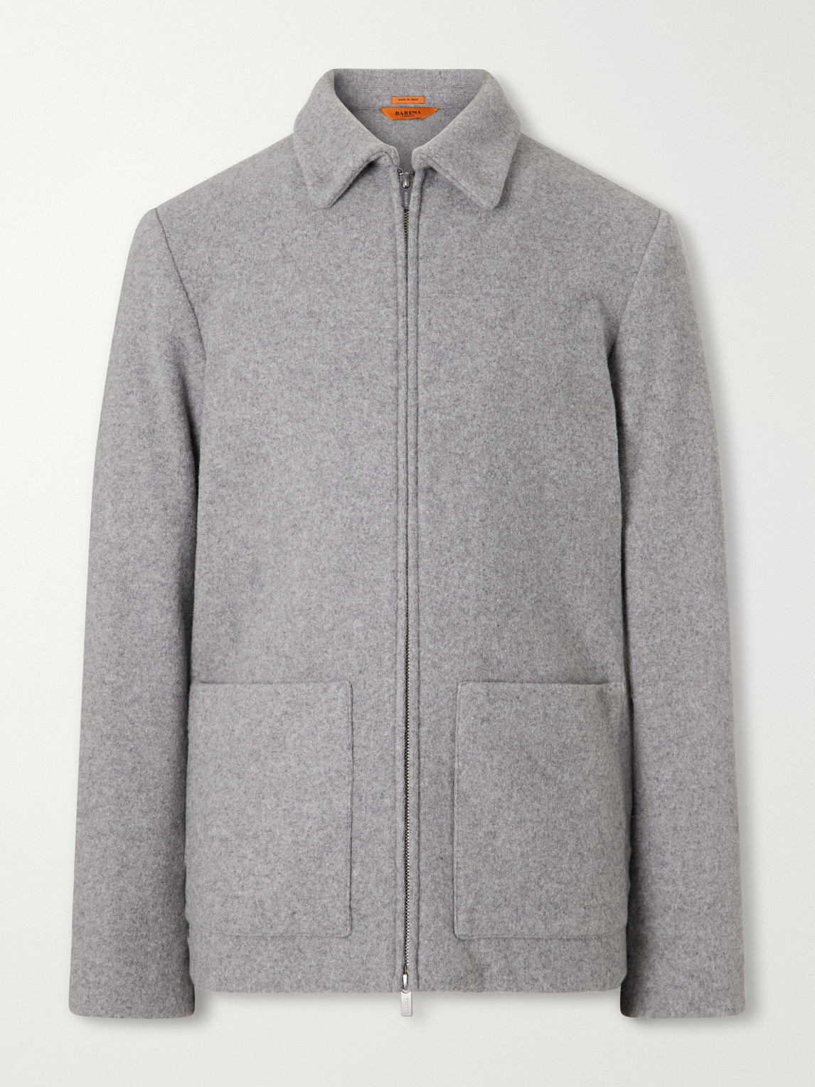 Barena – Cotton-Blend Felt Overshirt