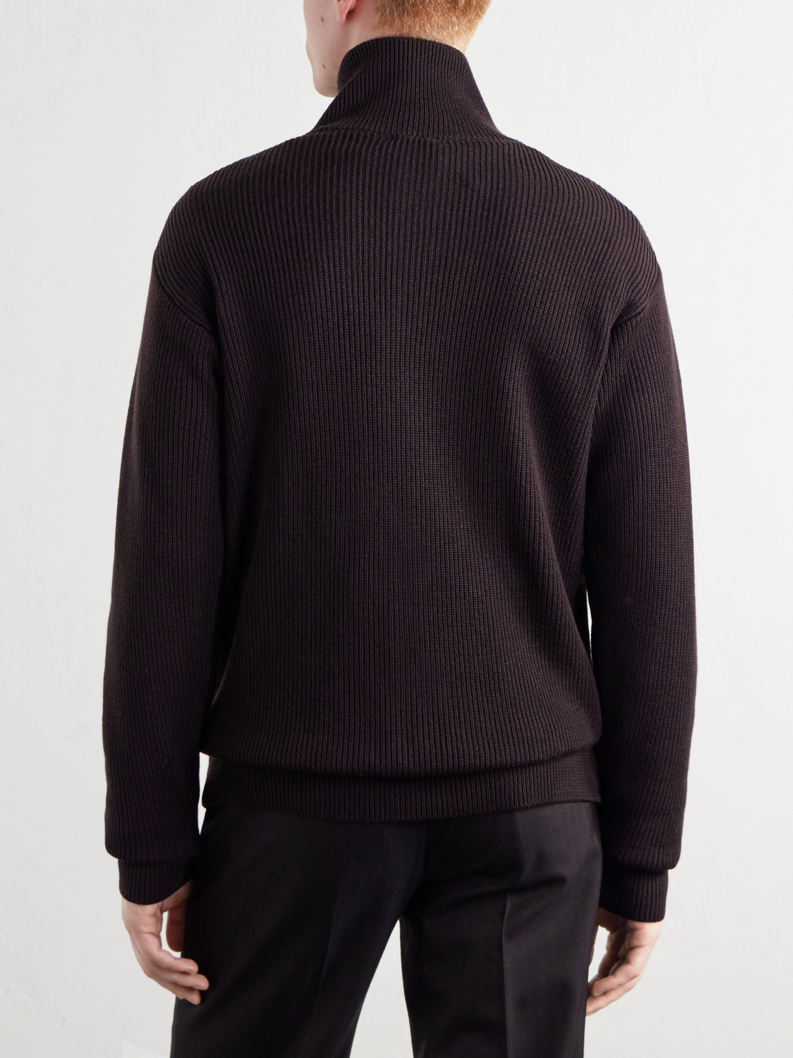 Ribbed Virgin Sweater
