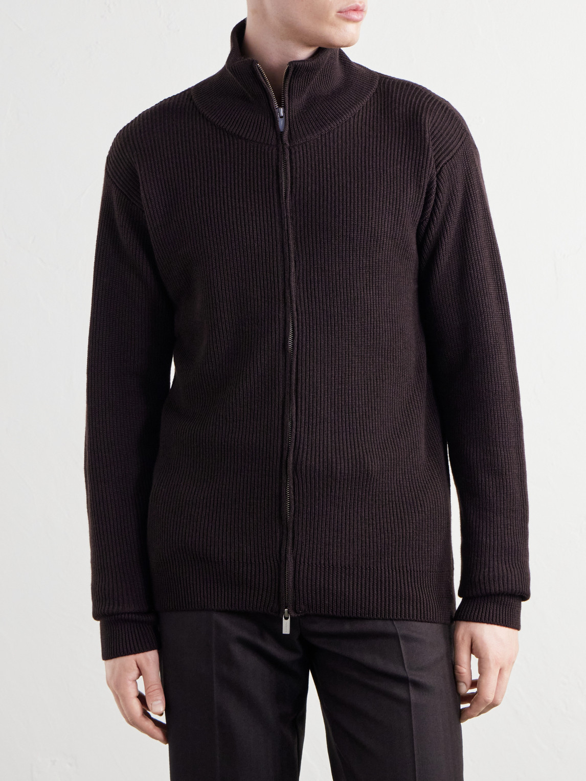 Ribbed Virgin Sweater